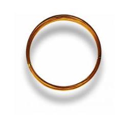 Alambre de aluminio – N.º 2 (0,7 mm) × 10 m – Oro
