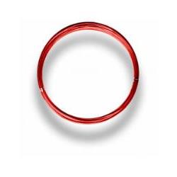 Alambre de aluminio – N.º 2 (0,7 mm) × 10 m – Rojo