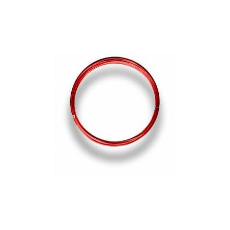 Alambre de aluminio – N.º 2 (0,7 mm) × 10 m – Rojo