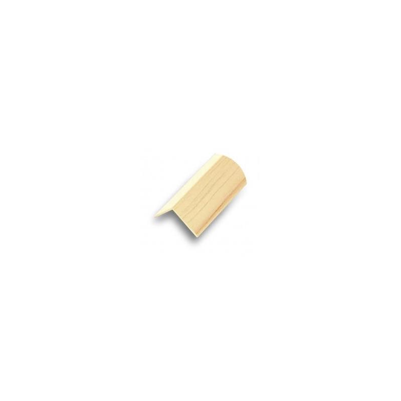 Ángulo PVC – 20 × 20 × 2 mm – 2,5 m – Adhesivo 3M –Madera pino