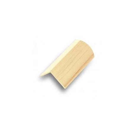 Ángulo PVC – 20 × 20 × 2 mm – 2,5 m – Adhesivo 3M –Madera pino