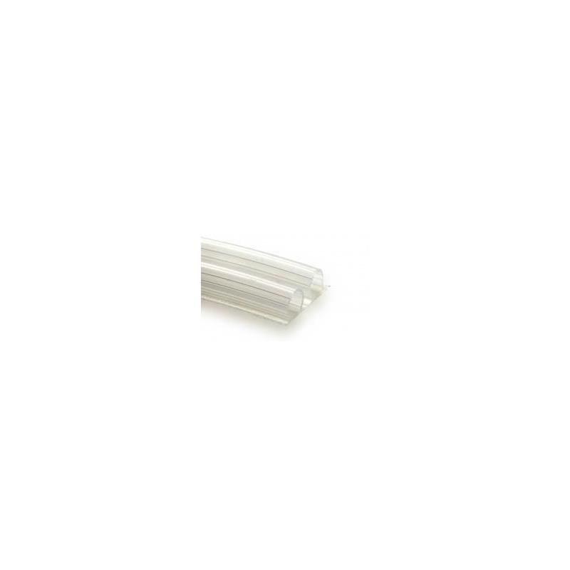 Burlete puertas y ventanas – Silicona adhesiva – 9 × 7 mm × 6 m – Transparente