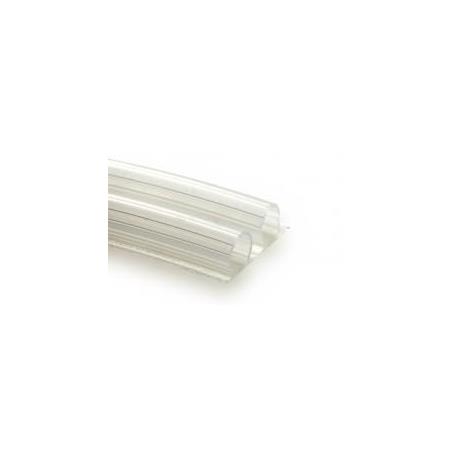 Burlete puertas y ventanas – Silicona adhesiva – 9 × 7 mm × 6 m – Transparente