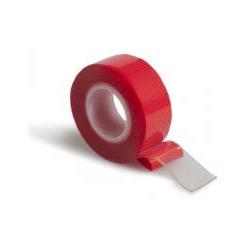 Cinta adhesiva de doble cara con malla – 19 mm × 2,5 m – Transparente