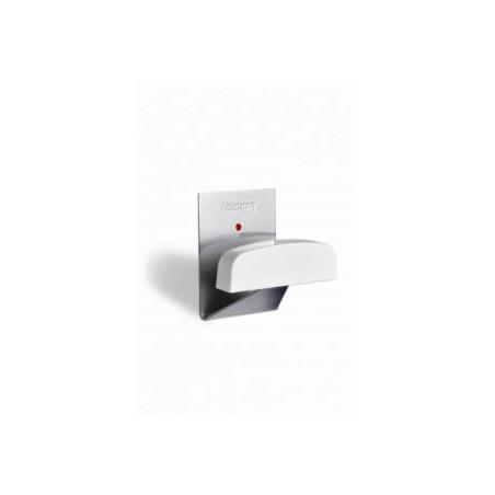 Percha grande inox/plástico – Adhesivo acrílico – Inox