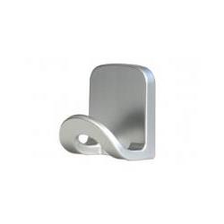 Percha grande – Adhesiva/atornillable – Cromo mate