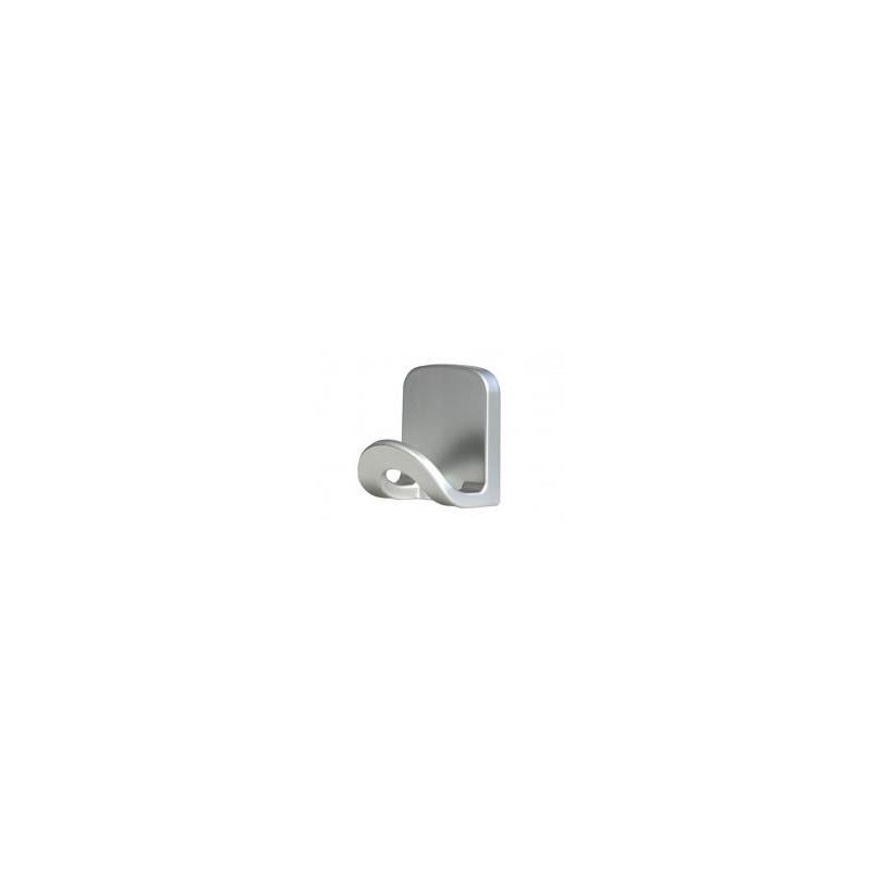 Percha grande – Adhesiva/atornillable – Cromo mate