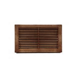 Rejilla horizontal ABS – 24,5 × 14,5 cm – Madera