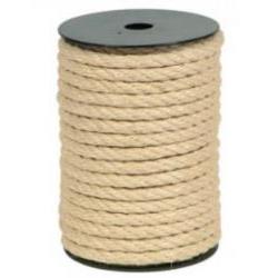 Cuerda de sisal – 4 cabos – 14 mm × 100 m –Bobina – Blanca