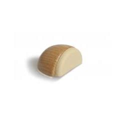 Tope de puerta – Media luna – Adhesivo/atornillable – 1 ud. – Madera pino