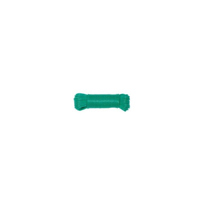 Madeja plastificada 4 mm x20 mts..Verde