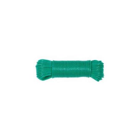 Madeja plastificada 4 mm x 25 mts..Verde