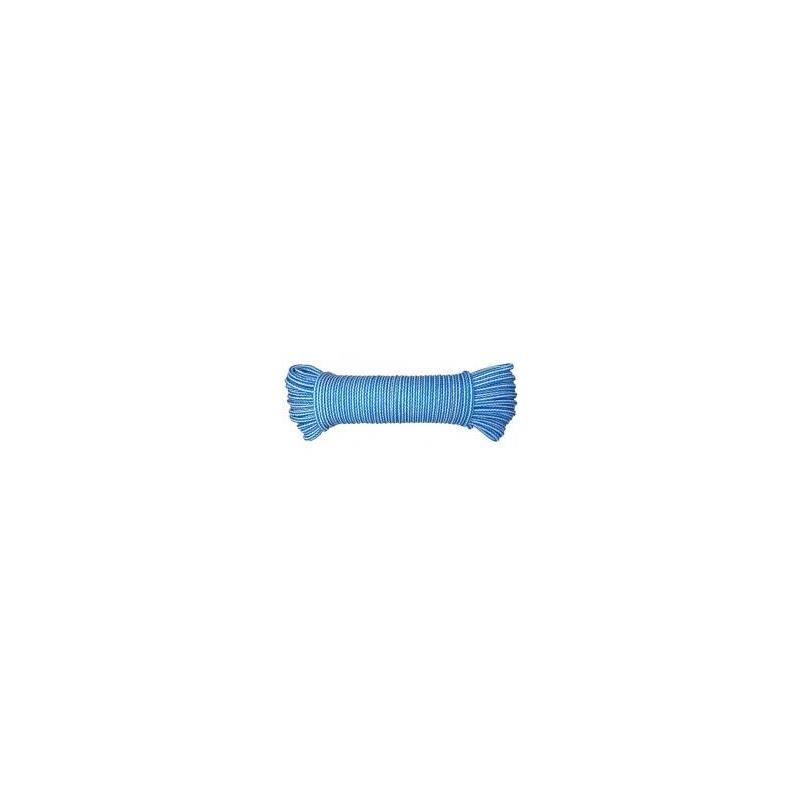 MAD.TRENZA. POLI.BICOLOR 20MTS.BL/AZUL