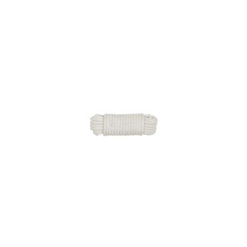 MAD. ALGODON TRENZADO 5MM.15MTS.BLANCO
