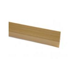 Burlete bajo puerta goma(15mm.)100 cm. Adhesivo acrilico.Madera clara