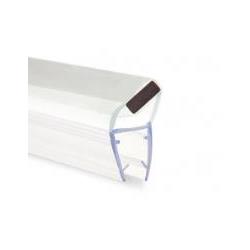 Burlete-perfilL mampara baño. Puerta tipo  "D" 6mm.2 mts.Iman