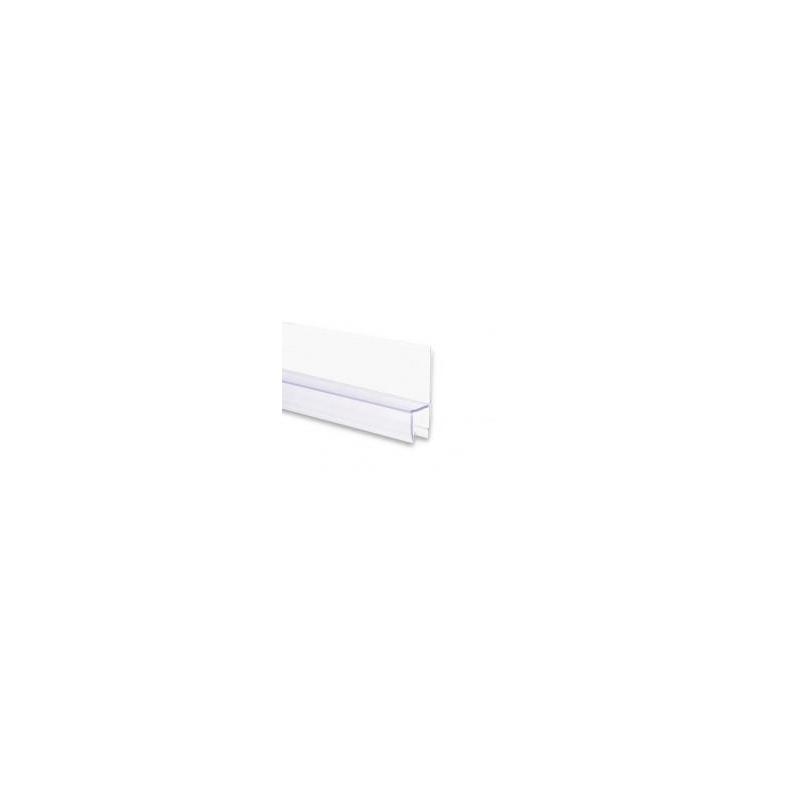 Burlete-perfilL mampara baño. Puerta tipo  "K" 10mm.2 mts.