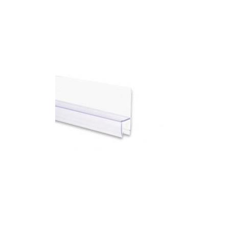 Burlete-perfilL mampara baño. Puerta tipo  "K" 10mm.2 mts.