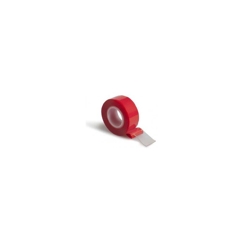 CINTA ADH.2 CARAS CON MALLA 19MM.X1.50 CM,TRANSP.