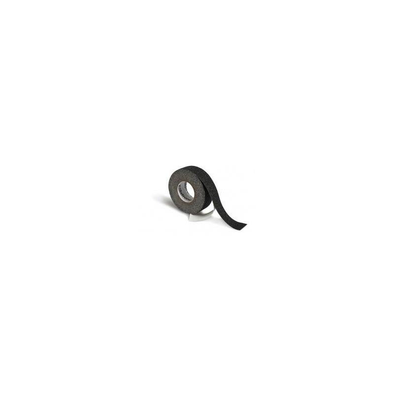 CINTA ANTIDES.ADH.BASE PLÁSTICA.NEGRO 25MMX5MT.