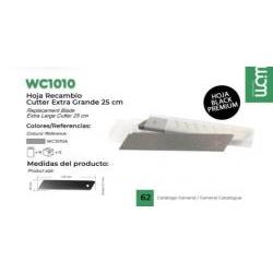 HOJA  RECAMBIO CUTTER EXTRA-25MM.Caja 10 uds.PREMIUM