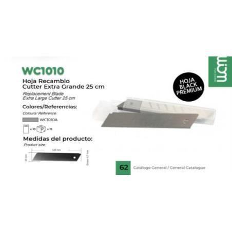 HOJA  RECAMBIO CUTTER EXTRA-25MM.Caja 10 uds.PREMIUM
