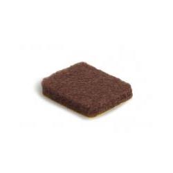 DESLIZADORES.16 RECTÁNG.16X20MM.MARRON