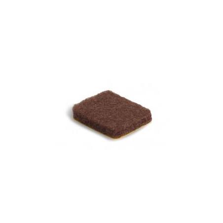 DESLIZADORES.16 RECTÁNG.16X20MM.MARRON
