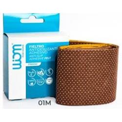FIELTRO ANTIDESLIZANTE ROL.85MM.X 1 MTS.ADH.MARRON