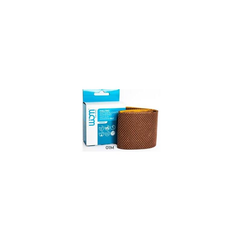 FIELTRO ANTIDESLIZANTE ROL.85MM.X 1 MTS.ADH.MARRON
