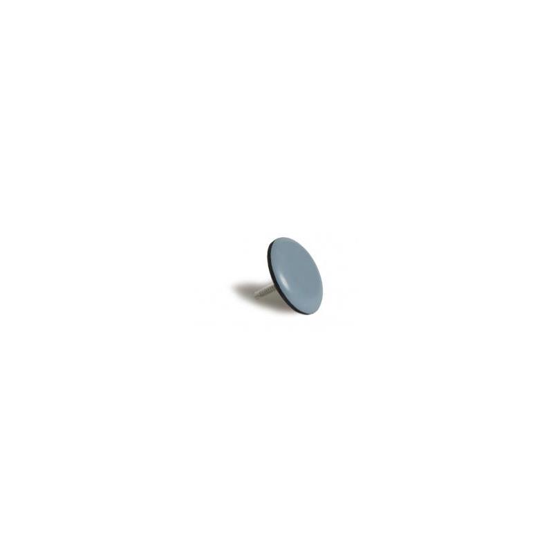 Patin deslizador para muebles  PVC  Ø 22 mm.Clavo.6 Uds.Gris