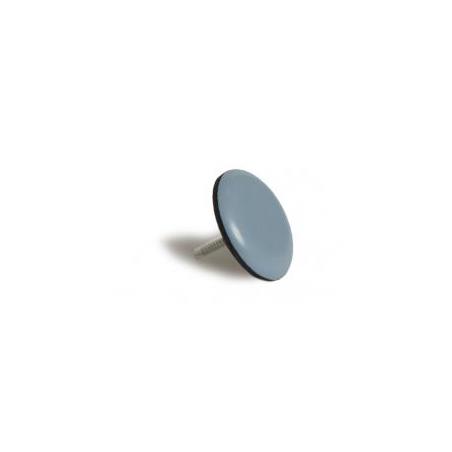 Patin deslizador para muebles  PVC  Ø 22 mm.Clavo.6 Uds.Gris