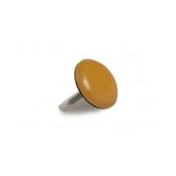 Patin deslizador para muebles  PVC  Ø 22 mm.Con  Clavo .6Uds..Marron