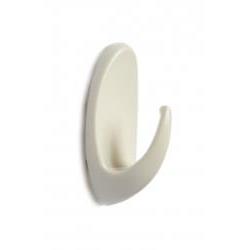 PERCHA BLANCA PLAST. MEDIANA 5,40CMS.ADH. ACRILICO