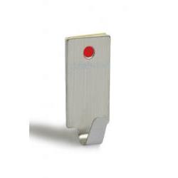 PERCHA INOX  PEQUEÑA 15X35 ADH. (ADH.ACRILICO ALT.IMPACT