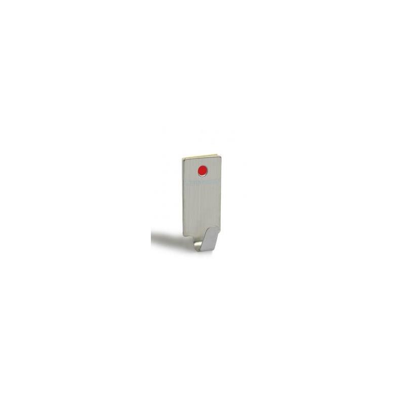 PERCHA INOX  PEQUEÑA 15X35 ADH. (ADH.ACRILICO ALT.IMPACT