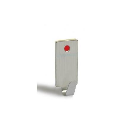 PERCHA INOX  PEQUEÑA 15X35 ADH. (ADH.ACRILICO ALT.IMPACT