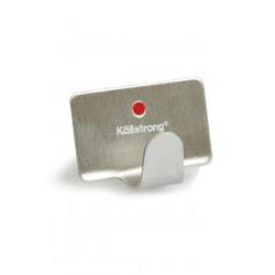 PERCHA INOX .40X30 ADH. ADH.ACRILICO ALT.IMPACT