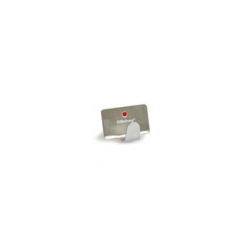 PERCHA INOX .40X30 ADH. ADH.ACRILICO ALT.IMPACT