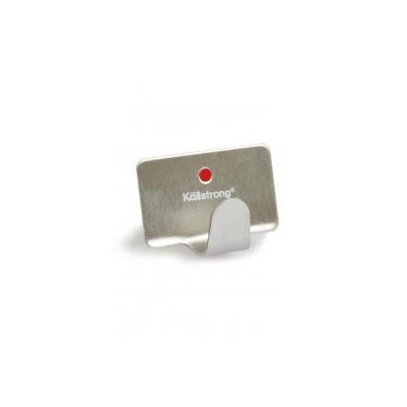 PERCHA INOX .40X30 ADH. ADH.ACRILICO ALT.IMPACT