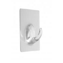 COLGADOR EFECTO VENTOSA REUTILIZABLE.60 X 47 MM.