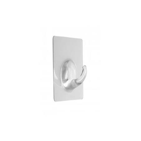 COLGADOR EFECTO VENTOSA REUTILIZABLE.60 X 47 MM.