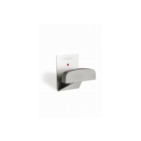 PERCHA GRANDE ACERO INOX. ADHE. ACRILICO CRO. MATE