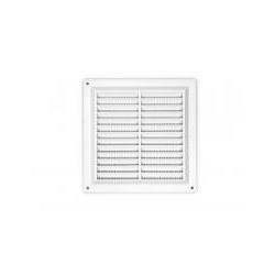 REJILLA PLASTICA CON MOSQUITERA 17X17CM.BLANCA