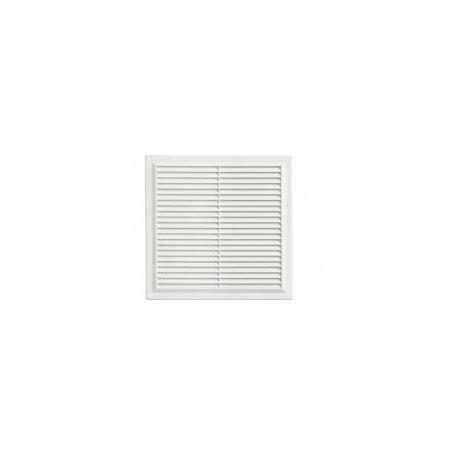 REJILLA PLASTICA CON MOSQUITERA 20X20CM.BLANCA