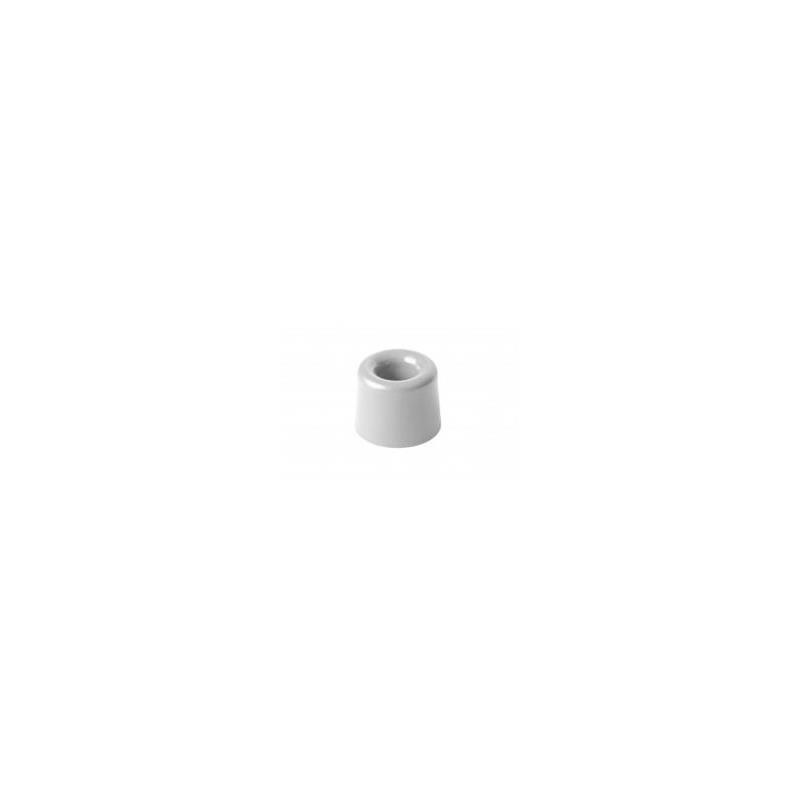 TOPE  DE GOMA 30X24 MM TACOS Y TORNUILLO.BLANCO