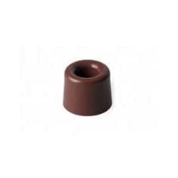 TOPE  DE  GOMA .30X24MM.TACOS-TORNILLO MARRON