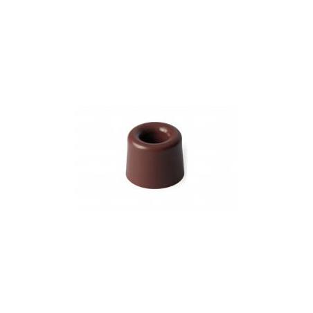 TOPE  DE  GOMA .30X24MM.TACOS-TORNILLO MARRON