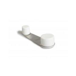 TOPE RETENEDOR GIRATORIO. ADHE.-TORNILLO.BLANCO