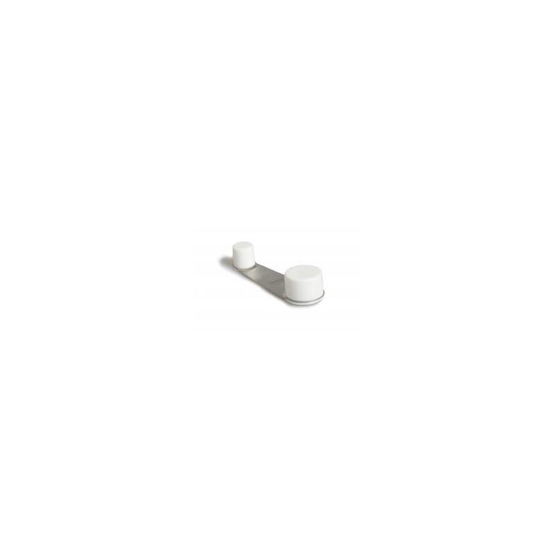TOPE RETENEDOR GIRATORIO. ADHE.-TORNILLO.BLANCO